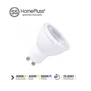 Lámpara Dicroica led 6 W 520Lm GU10 HomePluss