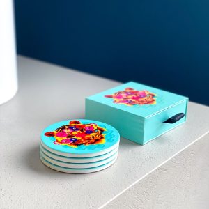 Flores de bengala – Posavasos