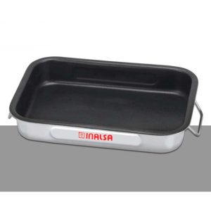 Bandeja rustidera antiadherente inox Inalsa