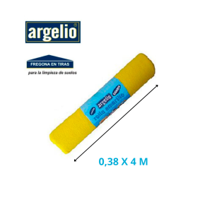 Bayeta rollo amarillo 38cm x 4m Argelio