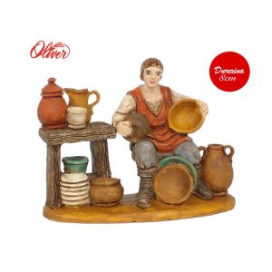 Figura de Alfarero 8cm Eco Card Oliver