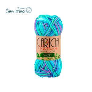 Lana Ovillo Caricia Nature Multicolor Sport 75gr variedad de colores tendencia