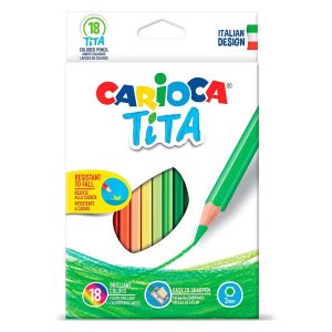 Pinturas tita 18 colores brillantes Carioca
