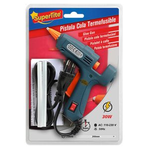 Pistola cola termofusible 30w botón on/off Supertite