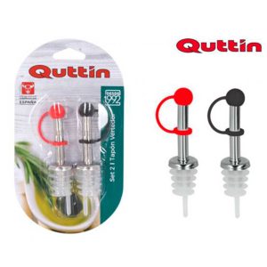 Tapón vertedor con tapa set 2 Quttín